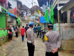 Berikan Rasa Aman Dan Nyaman, Personil OMB Polres Lakukan Pengamanan Kampanye Door to Door