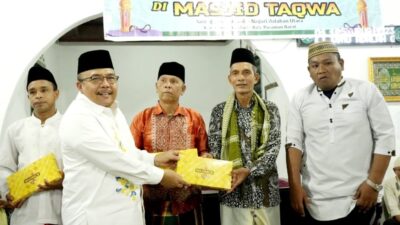Sekdaprov Tampung Aspirasi Masyarakat Sawah Mudiak, saat Safari Ramadhan 1445 H