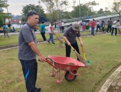 Akhirnya Masjid Raya Sumbar Berganti Nama, Satpol PP Sumbar Lakukan Goro Bersama