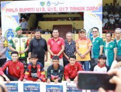 Turnamen Bupati Cup 2024 Kategori U13, U15, dan U17 Resmi Dibuka