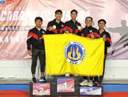 Tim Karate FIK UNP Sumbang Satu Emas dan Satu Perak