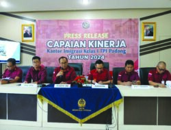 Sepanjang 2024, Sebanyak 62.990 Paspor Diterbitkan Kantor Imigrasi Kelas I TPI Padang