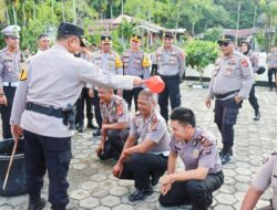 Tutup Tahun 2024, 13 Personel Polres Sawahlunto Naik Pangkat