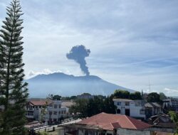 965 Kejadian Gempa, Aktivitas Hembusan Marapi Makin Meningkat Hingga September