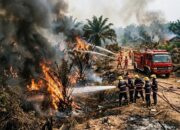 Perkebunan Warga Nagari Bukit Tandang Dilahap Si Jago Merah