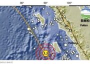 Gempa Bumi 3,5 SR Guncang Mentawai, BMKG Imbau Warga Agar Tak Panik