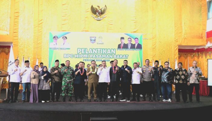 Rizki Aulia Nahkodai HIPMI Pasbar 2026–2029