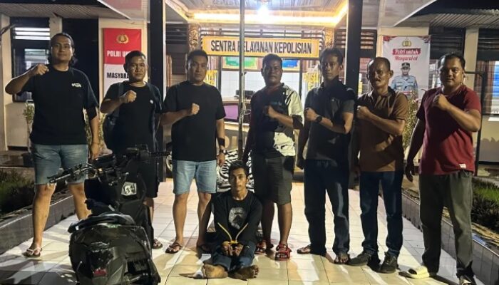 Hampir Tiga Tahun Masuk Dalam DPO, Tersangka Curanmor Dibekuk