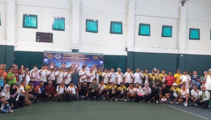 197 Peserta Bersaing di Turnamen Tenis Eksekutif HUT ke-80 Bhayangkara, Dibuka Kapolda Sumbar