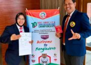 Martinel Kantongi Lisensi Wasit AKF, Bersama Septri Pimpin Kejuaraan Karate Asia Selatan di Bangladesh