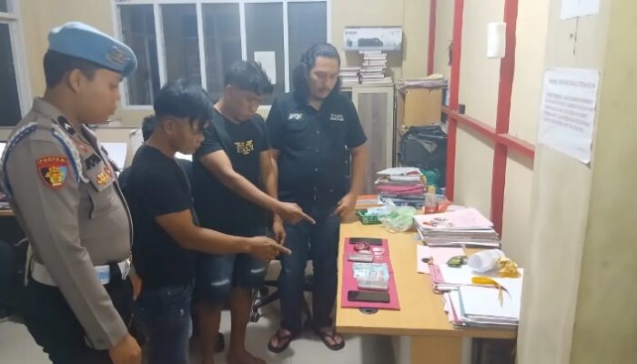 Dua Residivis Diamankan Satresnarkoba Dharmasraya, Diduga Terlibat Peredaran Sabu