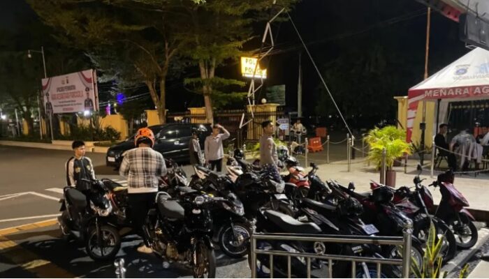 15 Motor Berknalpot Brong Diamankan Polresta Padang dalam Razia hingga Dini Hari