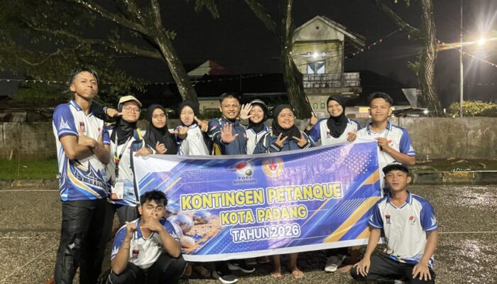 Petanque Kota Padang Sabet 2 Emas, 2 Perak dan 3 Perunggu di Porprov XVI 2026