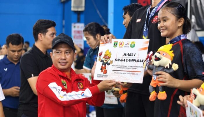 Sabet Tiga Medali Emas, Kabupaten Solok Rajai Bulutangkis Porprov XVI Sumbar