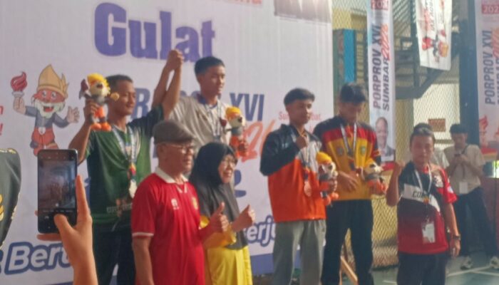 Sumbangkan 16 Emas, Padang Juara Umum Cabang Gulat Porprov XVI Sumbar 2026